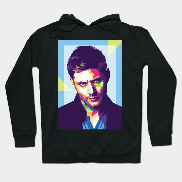 Jensen Ackles WPAP V1 Hoodie by can.beastar